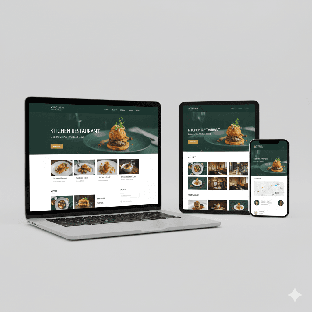 Restaurant Template - Featured Screenshot